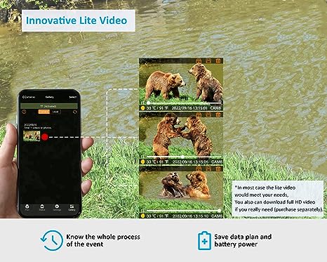 GardePro X50 - Cámara de Caza con Envío de imágenes al móvil 4G