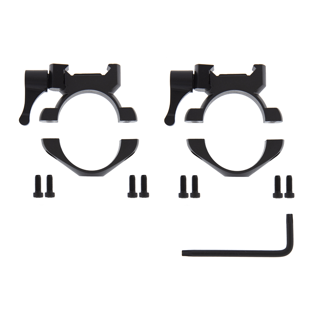 Anillas Desmontables De Acero 4 Tornillos 30mm Weaver y Picatinny B-Vision