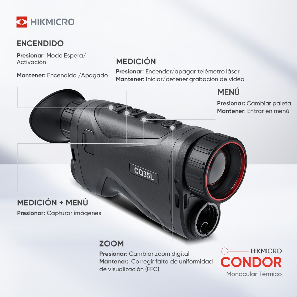 Hikmicro Condor CQ50L - Monocular Térmico