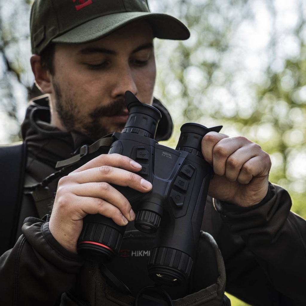 HIKMICRO HABROK 4K HQ35L - Binocular térmico y nocturno IR 850/940 con Telémetro