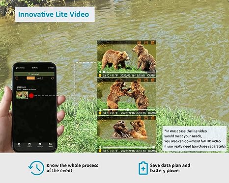 GardePro X50 con Envío de imágenes al móvil 4G