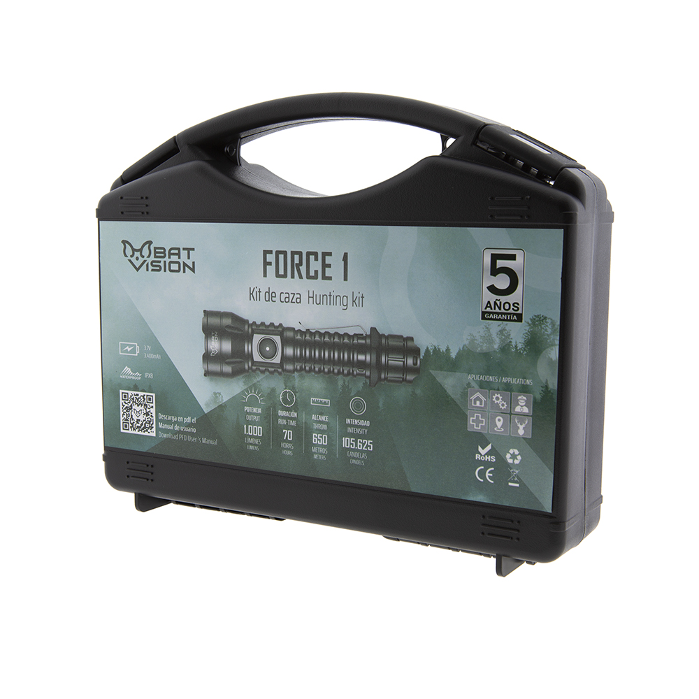 B-Vision Force One con Kit de Caza - Linterna de Caza