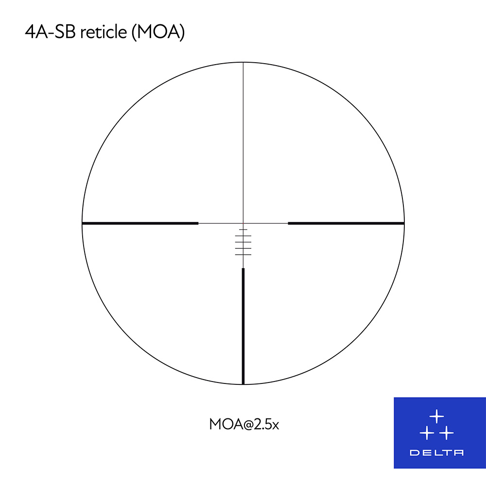 Delta Titanium HD SFP 4-24x50 - Visor con torreta intercambiable