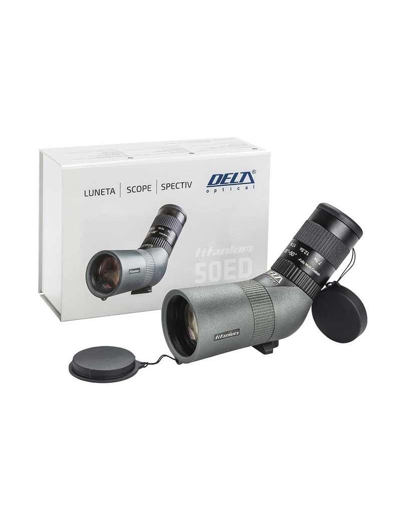 Delta Titanium 50 ED 7,5-22,5×50 - Catalejo Digital