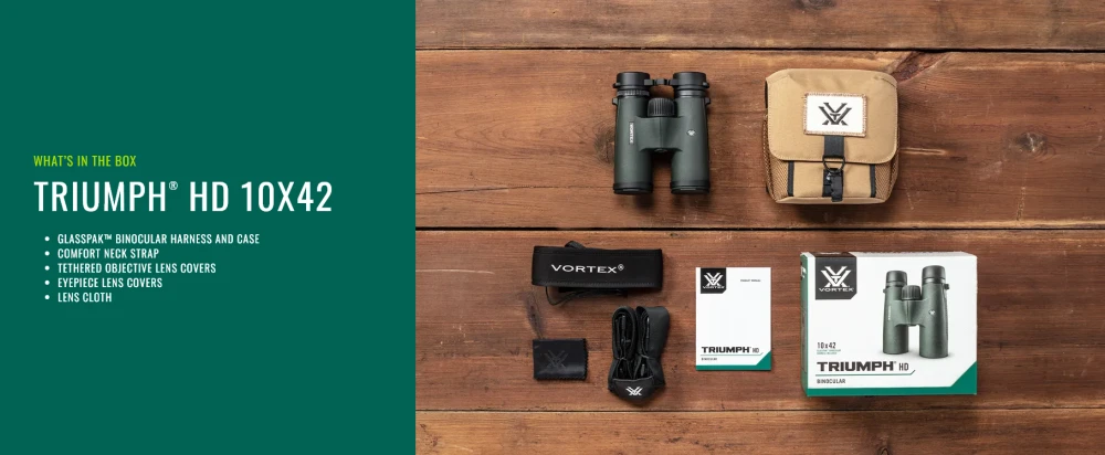VORTEX Triumph HD 10x42 - Prismáticos