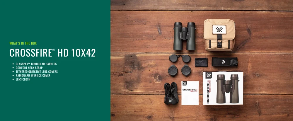 VORTEX Crossfire HD 10x42 - Prismáticos