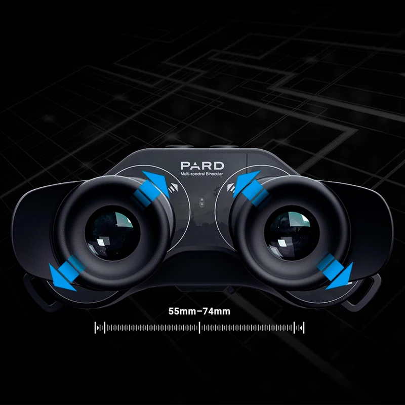 PARD OSPREY 4K - Binoculares térmicos multiespectro con telémetro laser