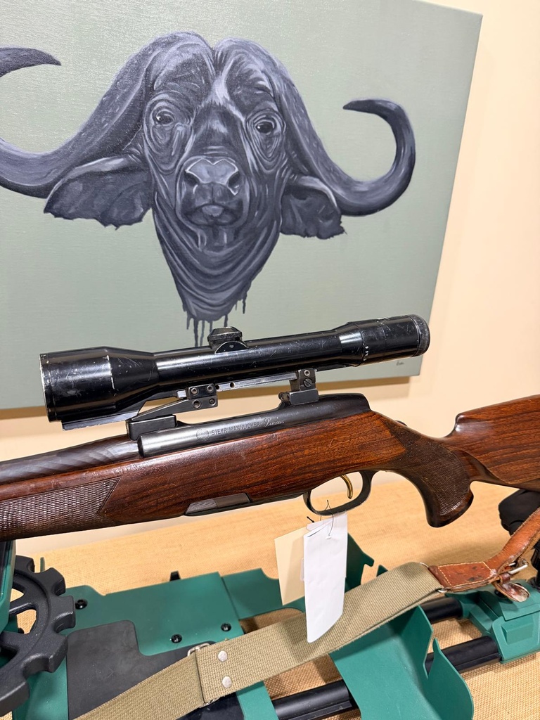 Steyr Mannilicher Luxus Cal. 7mm Rem. Mag + Visor - Rifle Cerrojo de Segunda Mano
