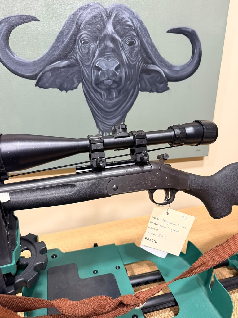 New England Firearms CO. Handi Rifle SB2 Cal. 243 + Visor - Rifle Monotiro de Segunda Mano