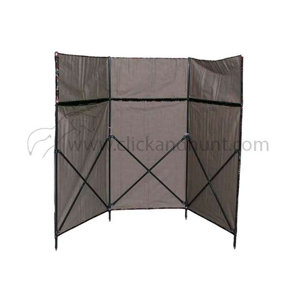 Puesto caza plegable 3 pantallas 1,60cm