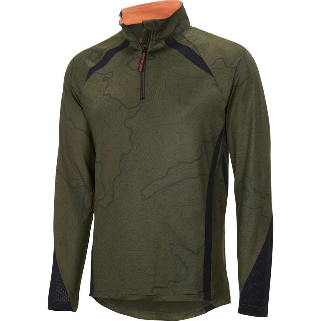 Swedteam Half-Zip Alpha Antibite - Camiseta Manga Larga anti garrapatas