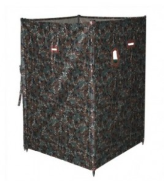 Puesto caza plegable 4 pantallas 1,40cm