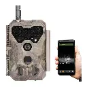 GardePro X70 Pro - Cámara de Caza con Vídeo en Directo, Localizador GPS y Batería