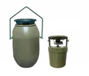 Pack Completo Dispensador Metálico HU23 con Bidón 60L