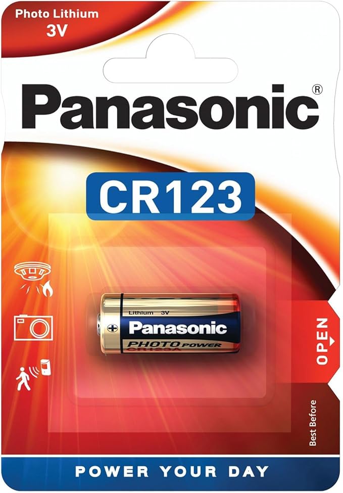 Panasonic CR123 - Pila Recargable