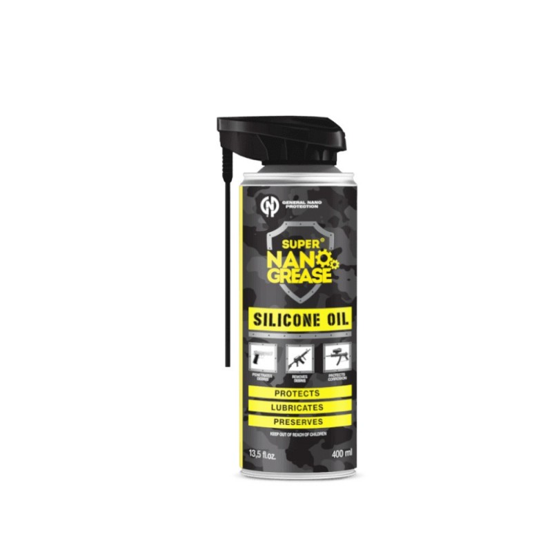 Super NANO Silicone Oil 400ml Aerosol - Aceite de Silicona para Armas