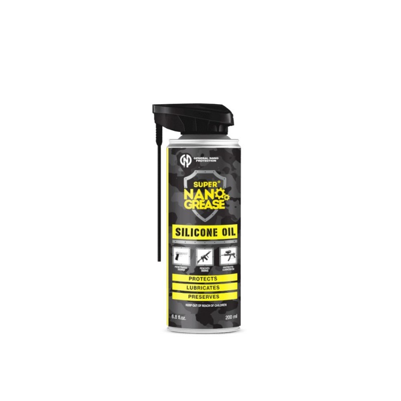 Super NANO Silicone Oil 200ml Aerosol - Aceite de Silicona para Armas