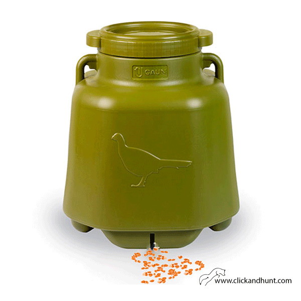 Comedero de campo para perdices