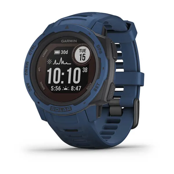 [CH12249] GARMIN Instinct® Solar Azul – Reloj GPS