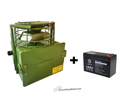 [CH21762] Dispensador Metálico de Grano con Batería 12V HU22L
