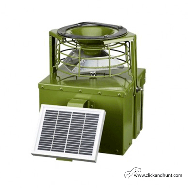 Dispensador Metálico de Grano con Placa Solar HU22L 