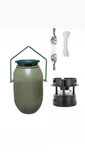 Comedero de Caza - Dispensador Automático Moultrie All in one II con Bidón 60 litros