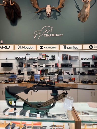 [46] Weatherby Vanguard  synthetic Cal. 30-06 + Visor - Rifle Cerrojo de Segunda Mano