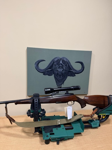 [47] Steyr Mannilicher Luxus Cal. 7mm Rem. Mag + Visor - Rifle Cerrojo de Segunda Mano